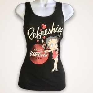 Betty Boop Tank Black. Small